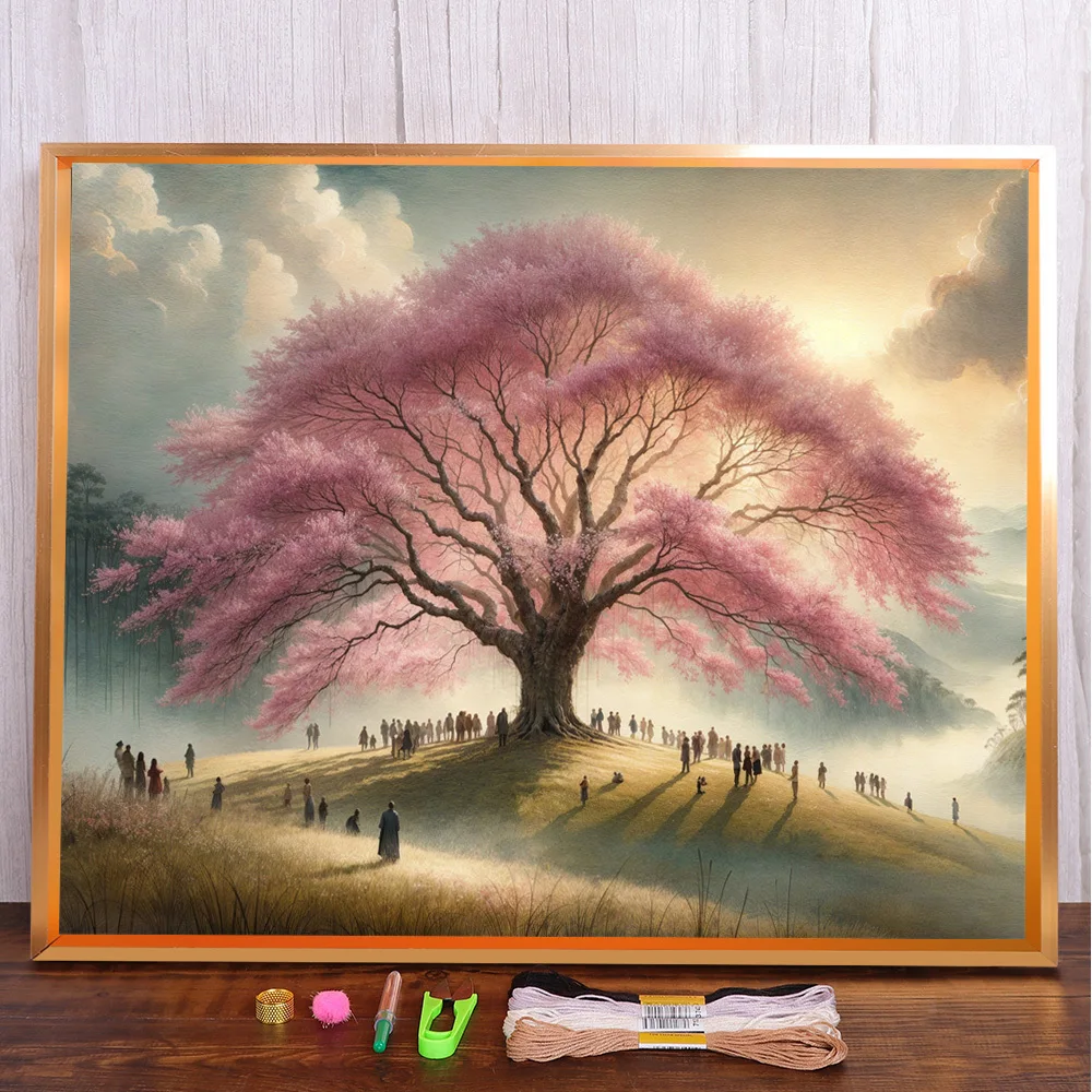 Landscape Fantasy Tree Printed Canvas Cross Stitch Kit DIY Embroidery Handmade Craft Hobby Needlework Wholesale Promotions Floss
Landscape Fantasy Tree Printed Canvas Cross Stitch Kit DIY Embroidery Handmade Craft Hobby Needlework Wholesale Promotions Floss