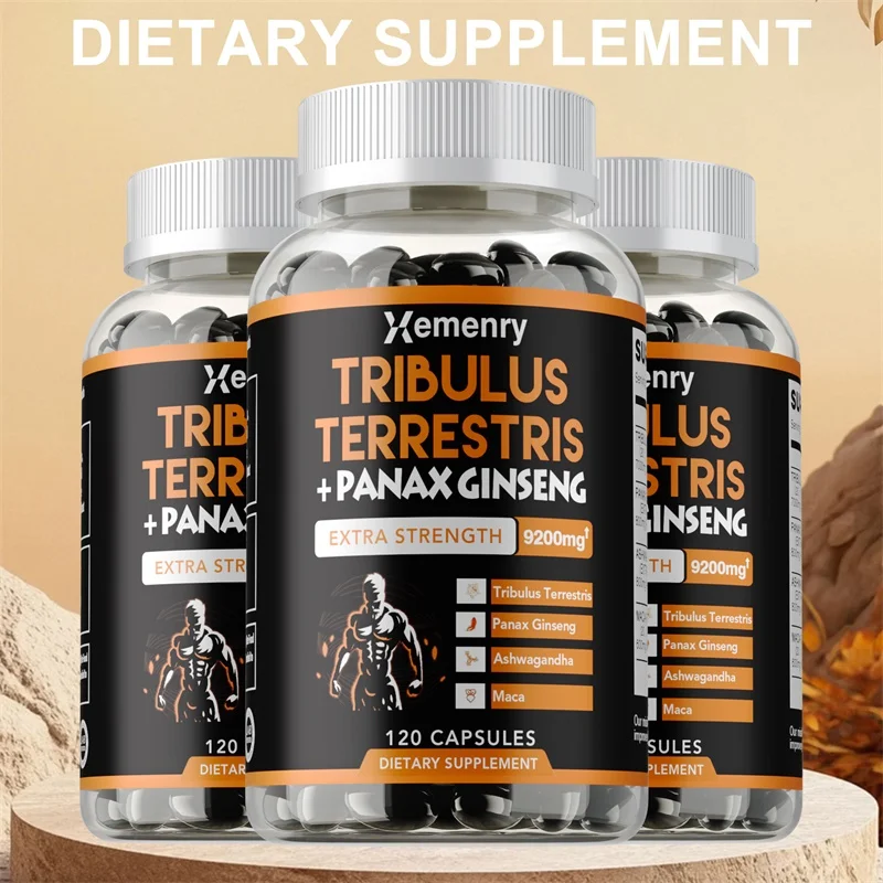 Tribulus + Ginseng Capsules - Supports Energy, Mood, Endurance and Athletic Performance
Tribulus + Ginseng Capsules - Supports Energy, Mood, Endurance and Athletic Performance