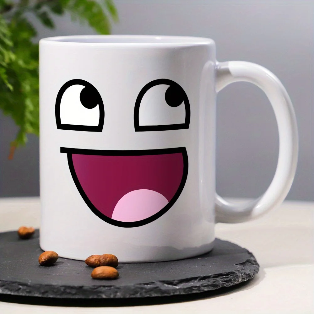 Happy Face Ceramic Mug - Fun and Cheerful Design, Perfect Gift for Coffee and Tea Lovers, Unique Novelty Present
Happy Face Ceramic Mug - Fun and Cheerful Design, Perfect Gift for Coffee and Tea Lovers, Unique Novelty Present