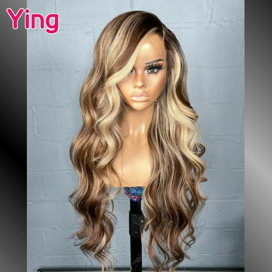 Dark Root Brown Highlight Colored Brazilian 200% Body Wave Lace Wig 13x6 Human Hair PrePlucked 5x5 Lace Closure Wigs 34 36inch
Dark Root Brown Highlight Colored Brazilian 200% Body Wave Lace Wig 13x6 Human Hair PrePlucked 5x5 Lace Closure Wigs 34 36inch