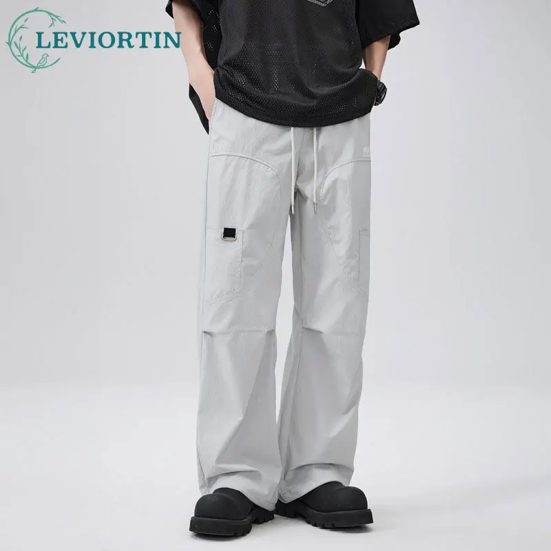 China-Chic Fashion City Ice Silk Fast Dry Cool Sport Casual Straight Thin Loose Solid Versatile Parachutist Casual Pants Male
China-Chic Fashion City Ice Silk Fast Dry Cool Sport Casual Straight Thin Loose Solid Versatile Parachutist Casual Pants Male
