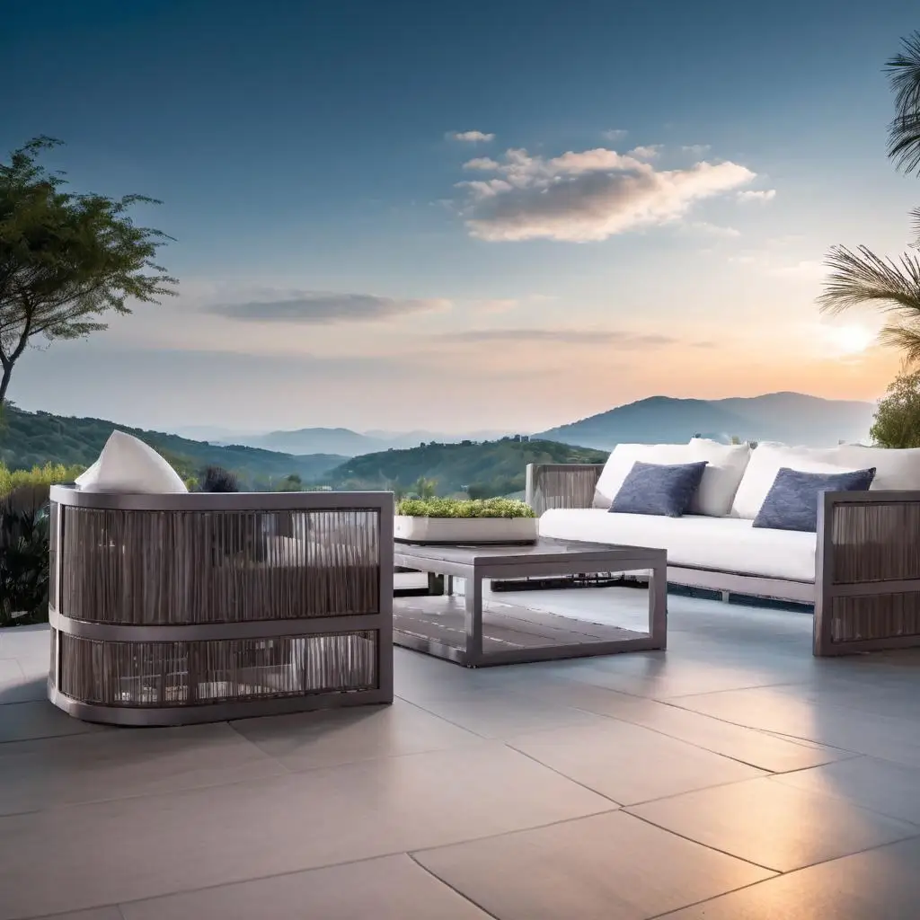 Luxury All Weather Rattan Wicker Sofa Garden Sets Patio Outdoor Aluminum Sofa
Luxury All Weather Rattan Wicker Sofa Garden Sets Patio Outdoor Aluminum Sofa