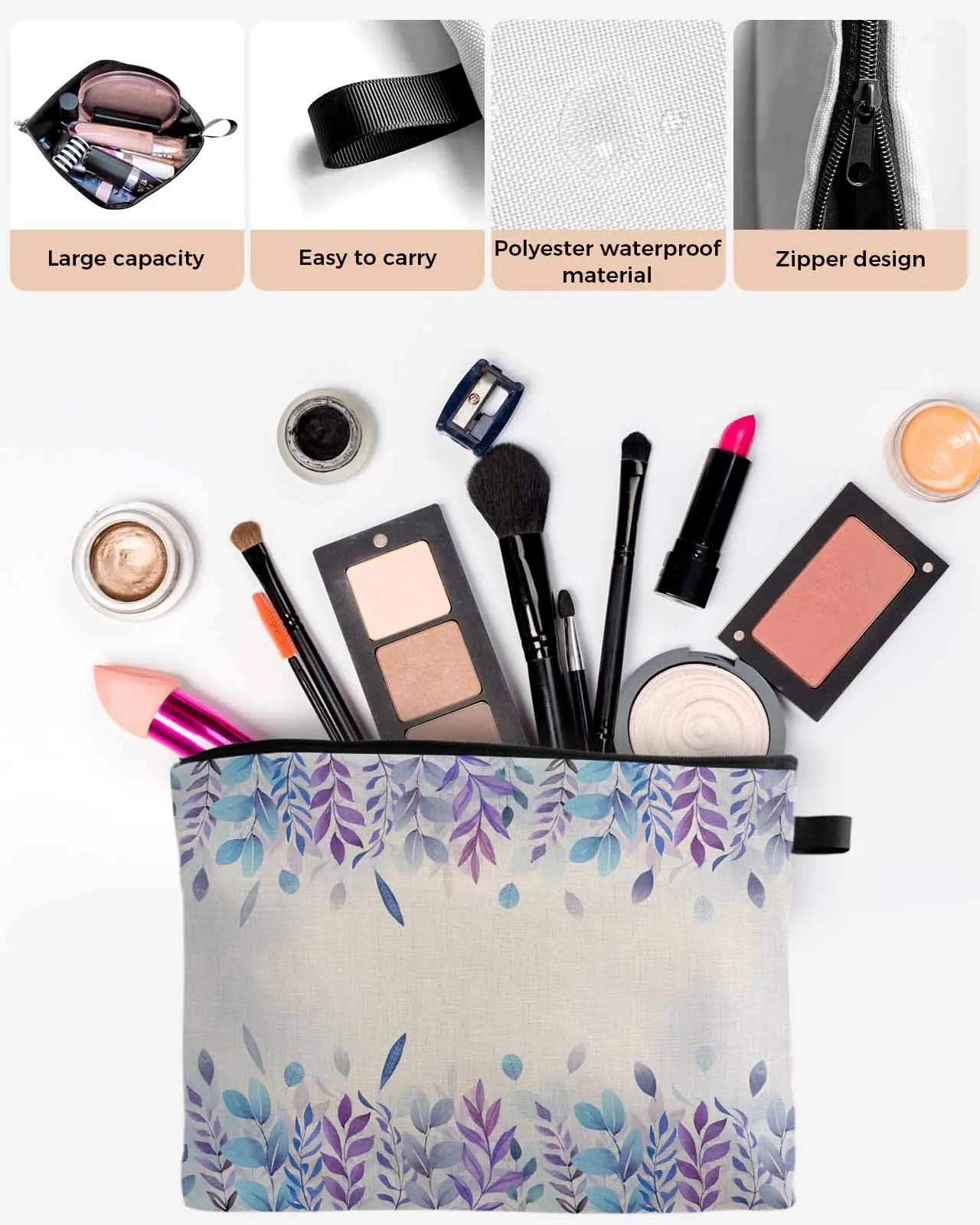 Background Of Plant Deciduous Linen Women Portable Storage Bag Pouch Napkin Cosmetic Bags Organizer Ladies Makeup Bag
Background Of Plant Deciduous Linen Women Portable Storage Bag Pouch Napkin Cosmetic Bags Organizer Ladies Makeup Bag