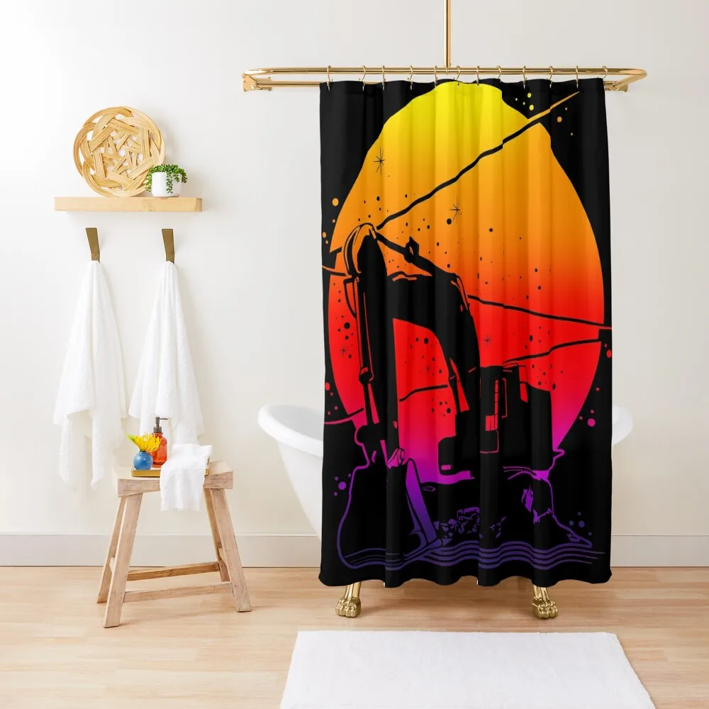 Excavator Sunset Shower Curtain Shower For Bathroom Shower Waterproof Anti-Mold Waterproof Curtain
Excavator Sunset Shower Curtain Shower For Bathroom Shower Waterproof Anti-Mold Waterproof Curtain