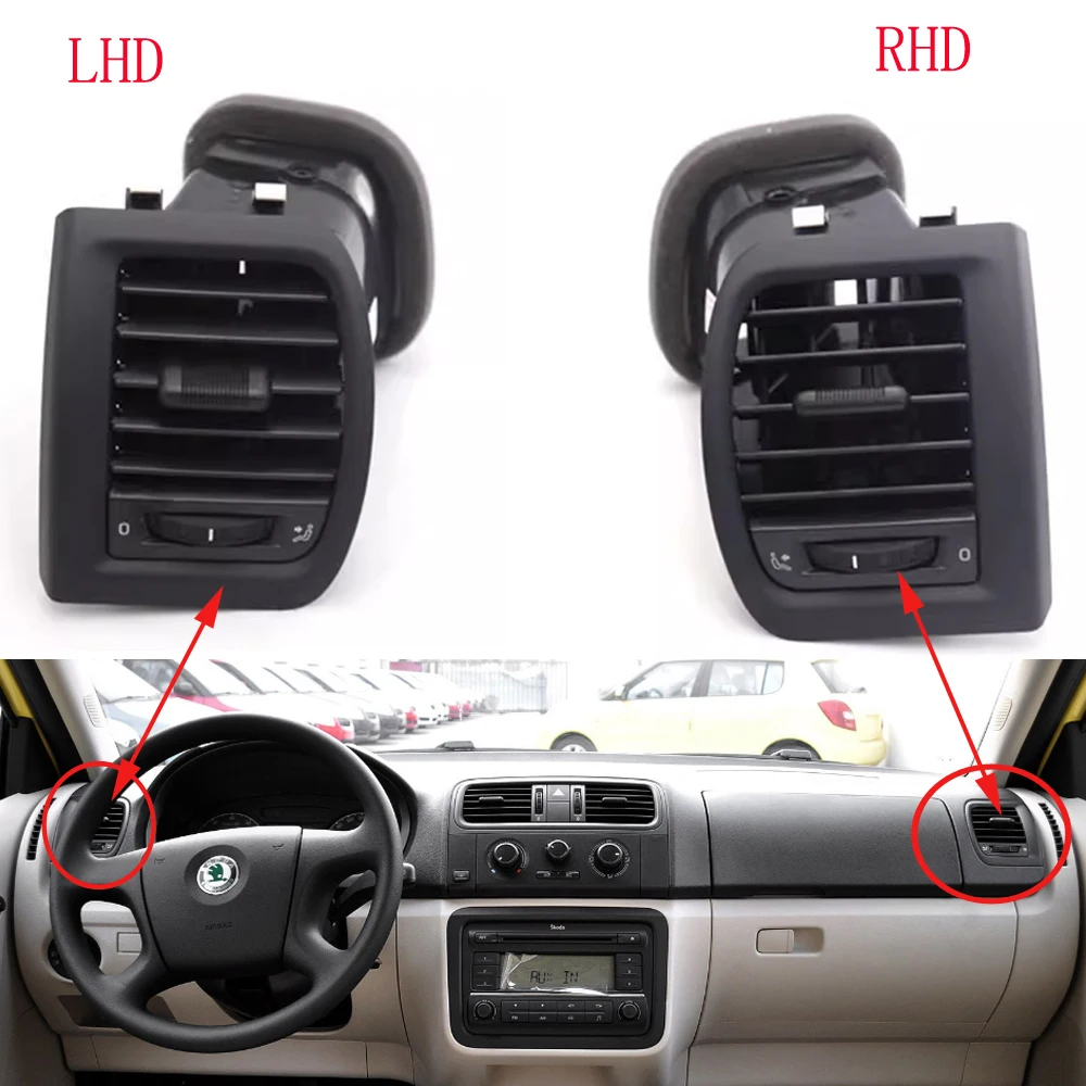 Dashboard AC Air Conditioning Vents Outlet Grill For Skoda Fabia 2 MK2 Roomster 2009-2015 5J0820951 5J0819701 5J0819702 
Dashboard AC Air Conditioning Vents Outlet Grill For Skoda Fabia 2 MK2 Roomster 2009-2015 5J0820951 5J0819701 5J0819702