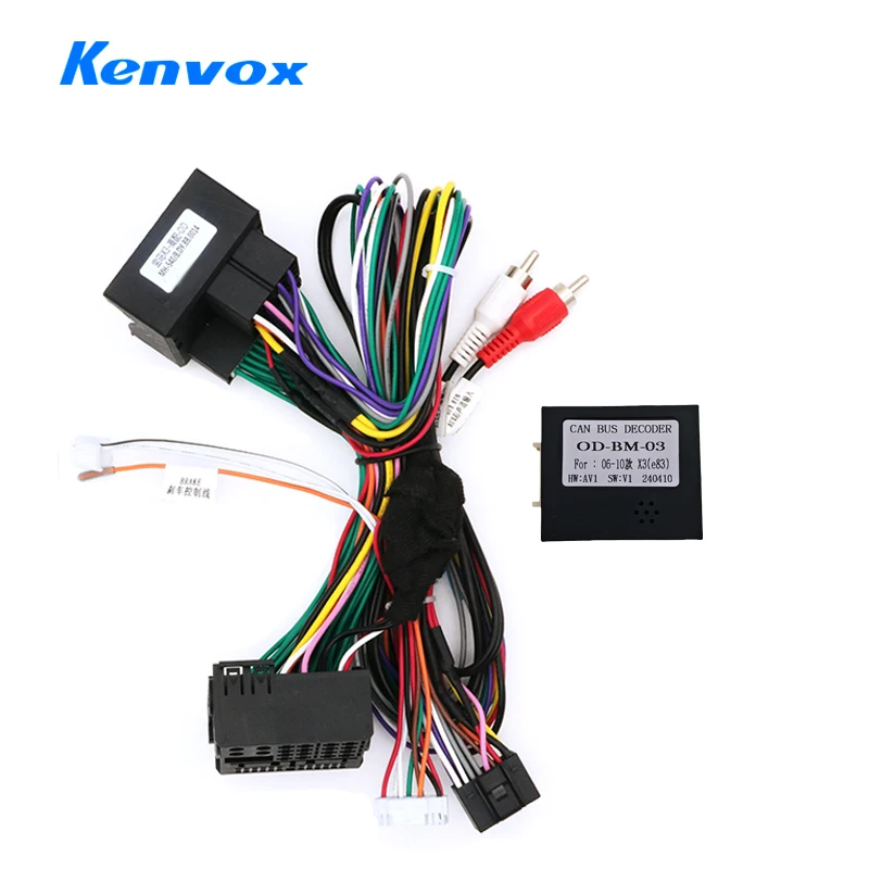 Kenvox 16 Pin Power Wiring Harness Cable adapter Canbus Box Decoder For BMW X3 E83 2006-2010 Android Car Radio Stereo
Kenvox 16 Pin Power Wiring Harness Cable adapter Canbus Box Decoder For BMW X3 E83 2006-2010 Android Car Radio Stereo