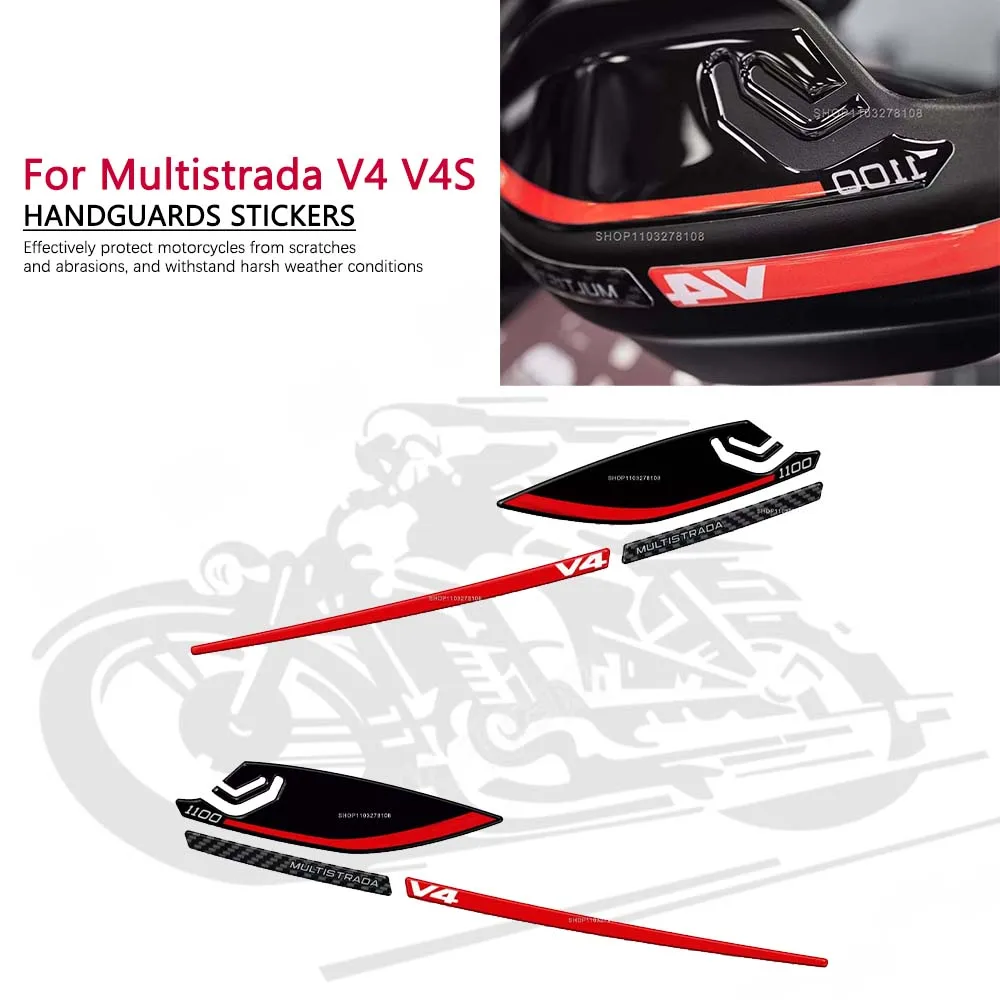 3D Epoxy Resin decals Motorcycle Accessories Non-slip Hand Guards Stickers Waterproof Sticker for Ducati Multistrada V4 V4S 2024
3D Epoxy Resin decals Motorcycle Accessories Non-slip Hand Guards Stickers Waterproof Sticker for Ducati Multistrada V4 V4S 2024