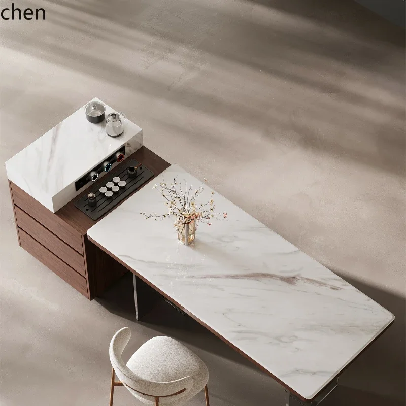 YY-Natural Luxury Stone Island Table Dining Table Integrated Retractable Large Flat Floor Multi-functional High-end Island Table
YY-Natural Luxury Stone Island Table Dining Table Integrated Retractable Large Flat Floor Multi-functional High-end Island Table