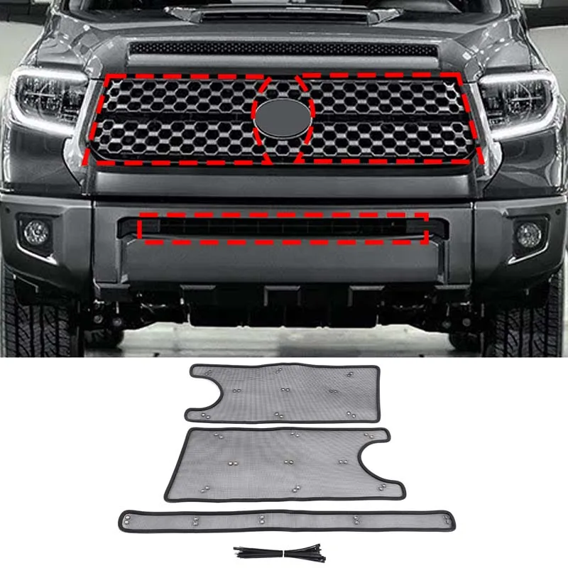 For Toyota Tundra 2014-2022 Front Bumper Grill Mesh Air Inlet Vent Cover Grille Guards Protector Anti-insect Net Accessories
For Toyota Tundra 2014-2022 Front Bumper Grill Mesh Air Inlet Vent Cover Grille Guards Protector Anti-insect Net Accessories