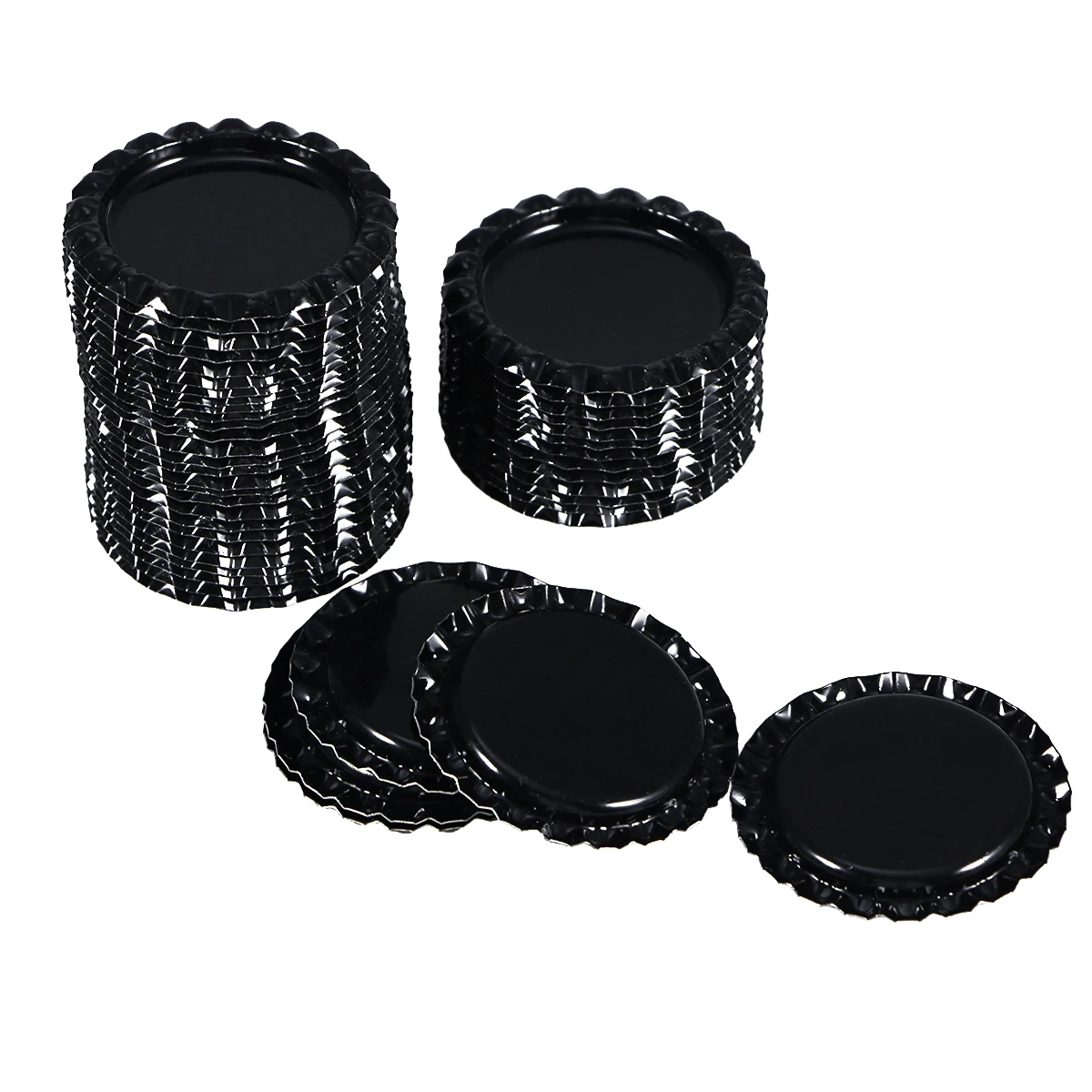100pcs Beer Bottle Cap Intermediate Size Tinplate Durable pry off Decor Glass Tops Black Craft Ideas
100pcs Beer Bottle Cap Intermediate Size Tinplate Durable pry off Decor Glass Tops Black Craft Ideas
