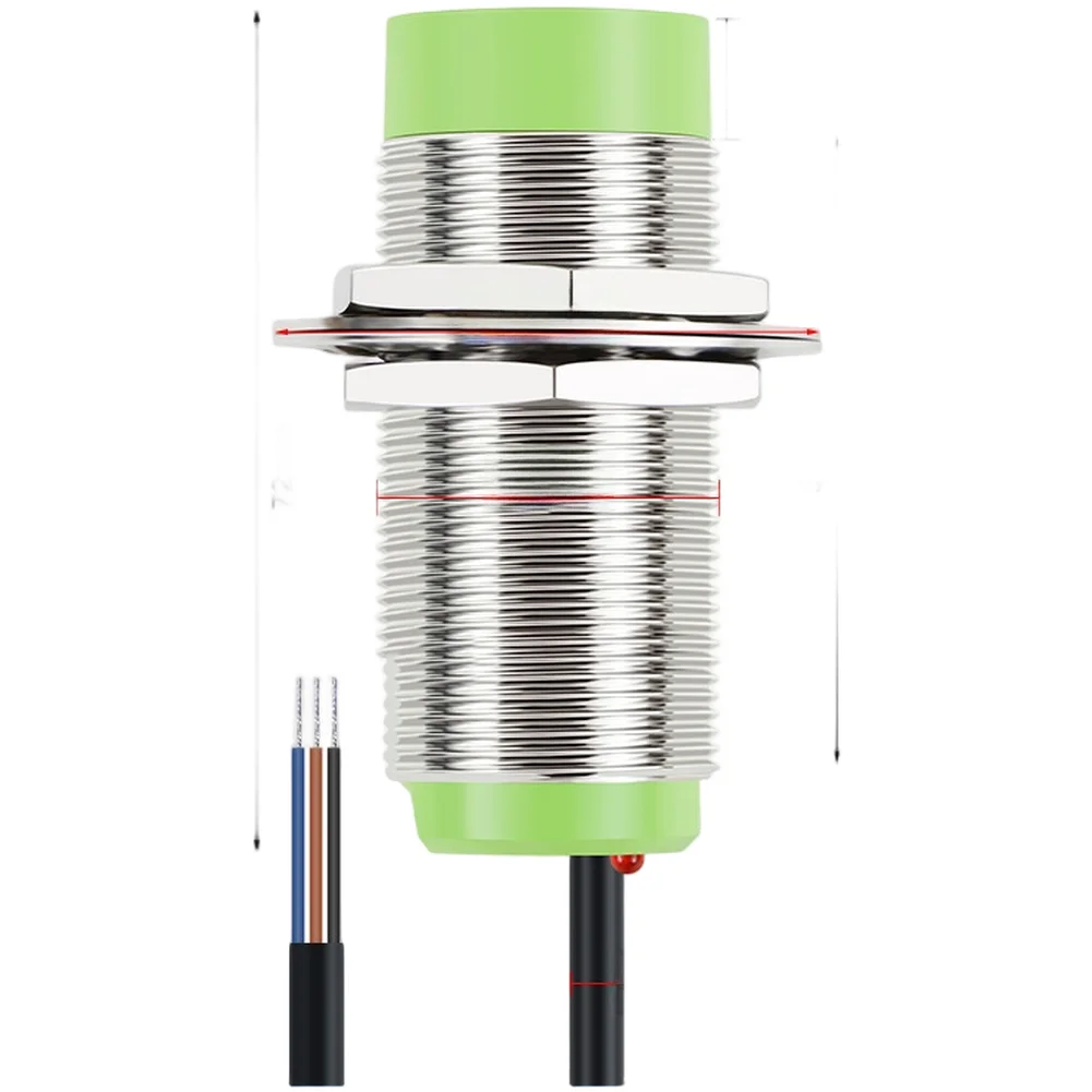 Industrial Application 3.0*3.0*7.2cm 15mm Detection Switch Adjustable Sensitivity Switch Reverse Polarity Protection
Industrial Application 3.0*3.0*7.2cm 15mm Detection Switch Adjustable Sensitivity Switch Reverse Polarity Protection