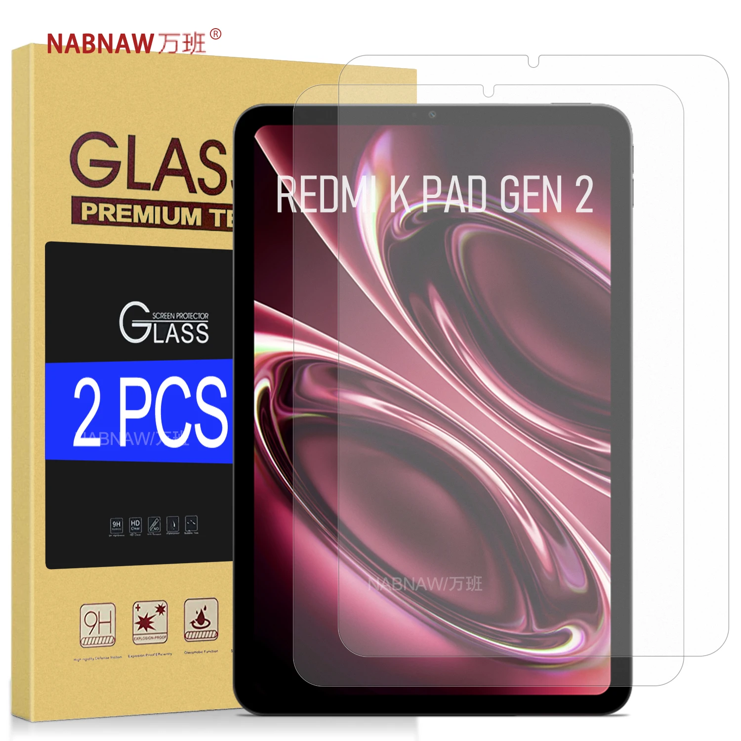 Защитная пленка из закаленного стекла для Redmi K Pad 2, для Xiaomi Redmi K Pad Gen2, 8,8 дюйма, 9H HD, с масляным покрытием, 2 шт.
Защитная пленка из закаленного стекла для Redmi K Pad 2, для Xiaomi Redmi K Pad Gen2, 8,8 дюйма, 9H HD, с масляным покрытием, 2 шт.