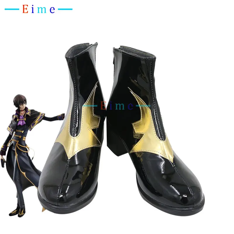Lelouch Cosplay Shoes PU Leather Shoes Halloween Carnival Boots Anime Cosplay Props Custom Made
Lelouch Cosplay Shoes PU Leather Shoes Halloween Carnival Boots Anime Cosplay Props Custom Made