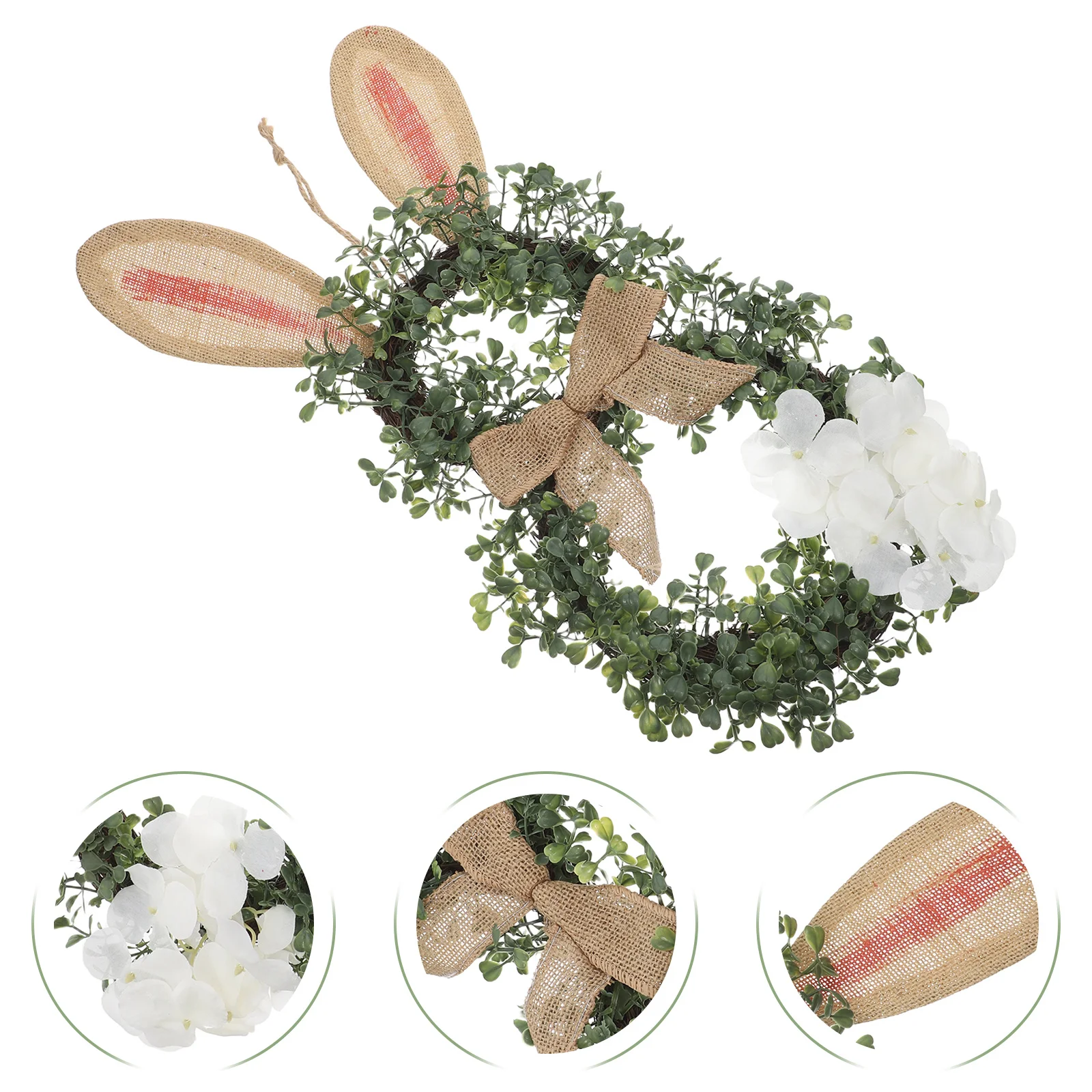 Easter Bunny Wreath Artificial Greenery Front Door Hanging Spring Decorative Door Ornament Bunny Photo Prop Decor
Easter Bunny Wreath Artificial Greenery Front Door Hanging Spring Decorative Door Ornament Bunny Photo Prop Decor