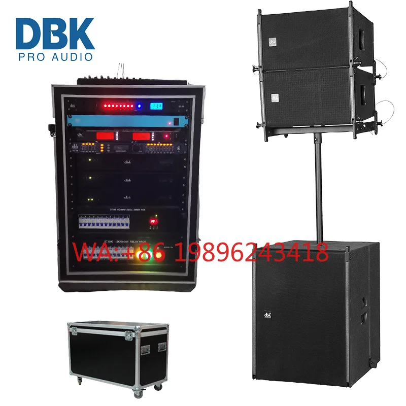 DBK Speaker Single 10 Inch Passive Line Array Speaker System with 15 Inch Subwoofer Audio Sound PA Speaker System for Church
DBK Speaker Single 10 Inch Passive Line Array Speaker System with 15 Inch Subwoofer Audio Sound PA Speaker System for Church