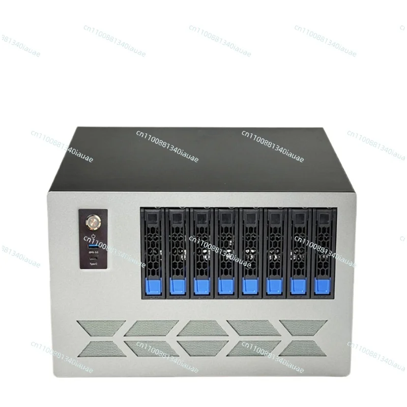 8 Disk NAS Chassis Hot Swap Aluminum Panel MATX Board Power Position 4 Full Height PCI Slot
8 Disk NAS Chassis Hot Swap Aluminum Panel MATX Board Power Position 4 Full Height PCI Slot