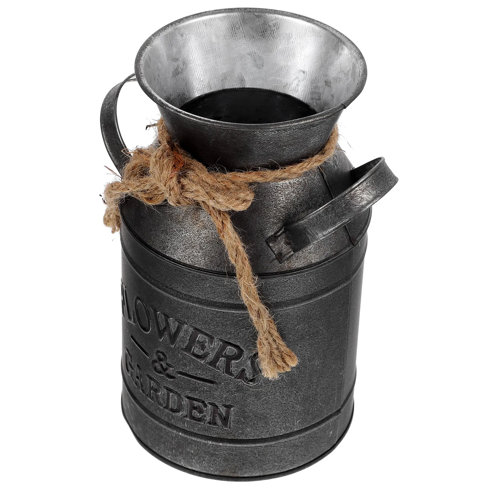 Rustic Iron Milk Can 10x19cm Vintage Metal Vase Decorative Plant Pot for Home Garden Office Porch Iron Flower Bucket Flower
Rustic Iron Milk Can 10x19cm Vintage Metal Vase Decorative Plant Pot for Home Garden Office Porch Iron Flower Bucket Flower
