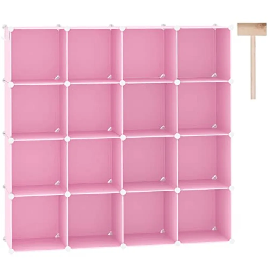 Cube Storage Organizer, 16-Cube Shelves Units, Plastic Storage Cubes, DIY Closet Organizer, Modular Closet Storage Shelves Idea
Cube Storage Organizer, 16-Cube Shelves Units, Plastic Storage Cubes, DIY Closet Organizer, Modular Closet Storage Shelves Idea