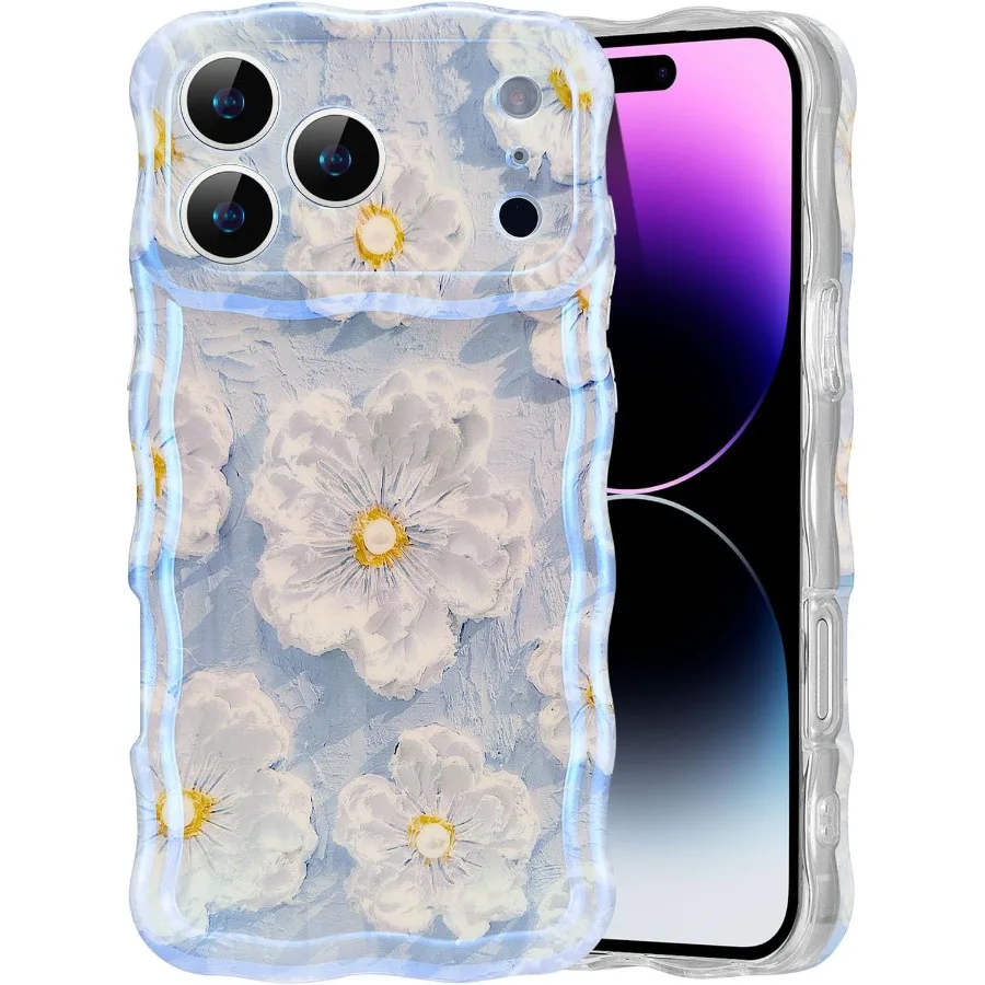 Красочная ретро картина маслом цветок лазерный глянцевый узор милый вьющийся волнистый край изысканный чехол для телефона для iPhone 17 Pro - Light Bl
Красочная ретро картина маслом цветок лазерный глянцевый узор милый вьющийся волнистый край изысканный чехол для телефона для iPhone 17 Pro - Light Bl