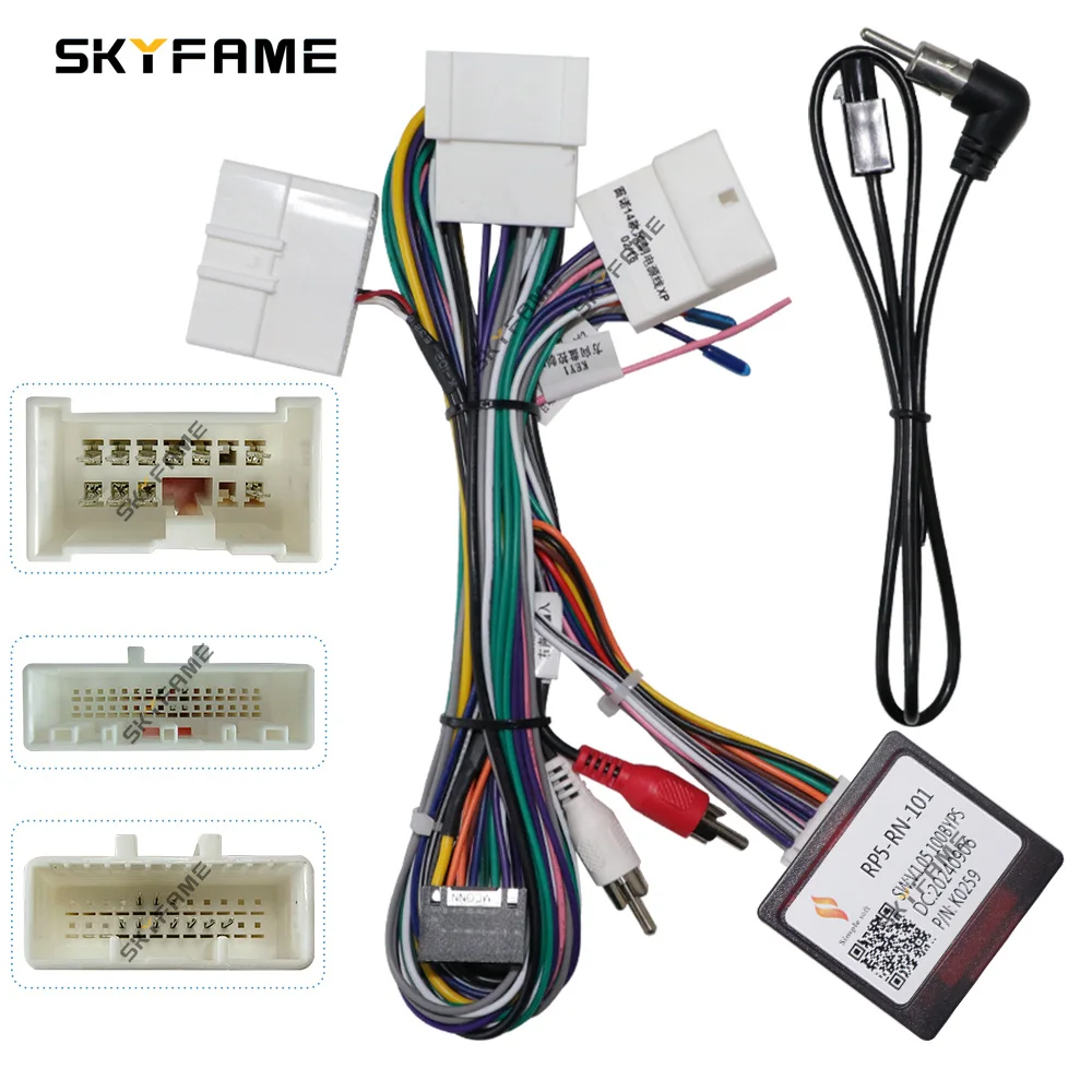 SKYFAME для Renault Fluence RP5-RN-101 автомобильный 16-контактный жгут проводов адаптер Canbus Box декодер Android радио кабель питания
SKYFAME для Renault Fluence RP5-RN-101 автомобильный 16-контактный жгут проводов адаптер Canbus Box декодер Android радио кабель питания