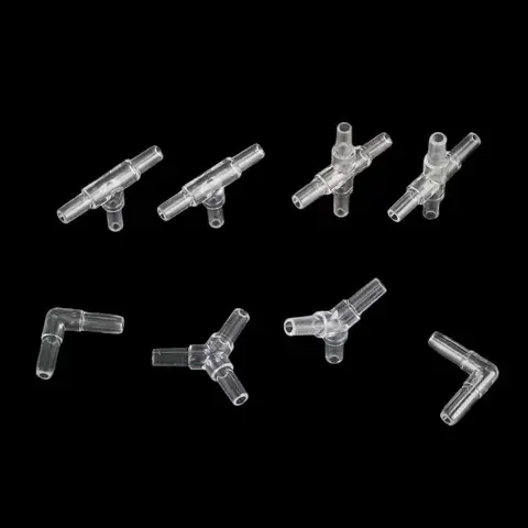 5mm Water Connectors Tee/Straight/Elbow/Y shape Air Pipe Water Tank Aquarium Water Tube Joint Garden Irrigation System 30 Pcs
5mm Water Connectors Tee/Straight/Elbow/Y shape Air Pipe Water Tank Aquarium Water Tube Joint Garden Irrigation System 30 Pcs