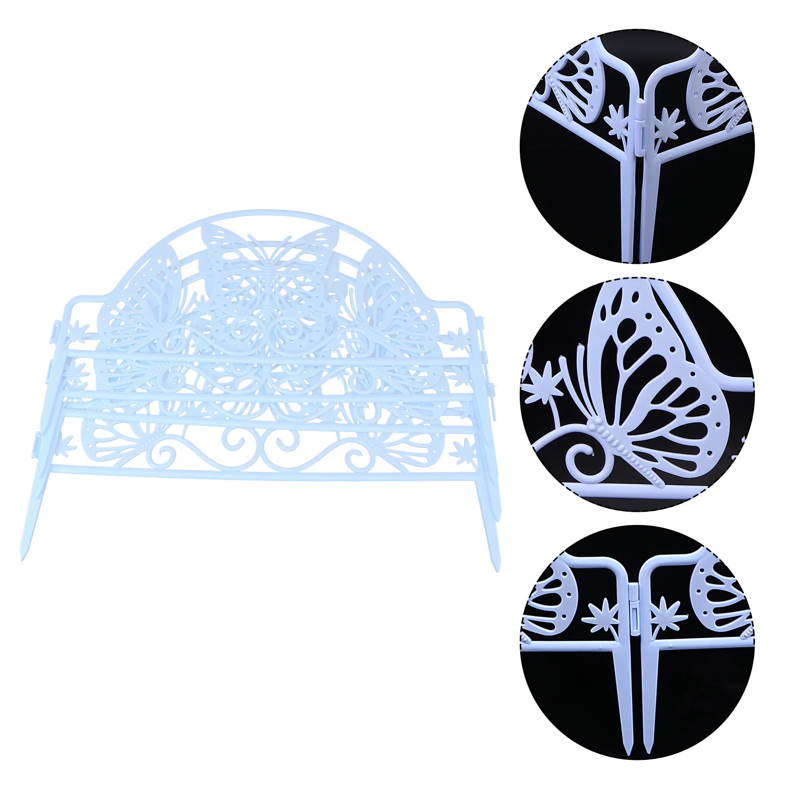 Plastic Fence Small Garden Decorative Edging White for Courtyard Yard Patio Landscape mothproof Adjustable Household Garden 
Plastic Fence Small Garden Decorative Edging White for Courtyard Yard Patio Landscape mothproof Adjustable Household Garden