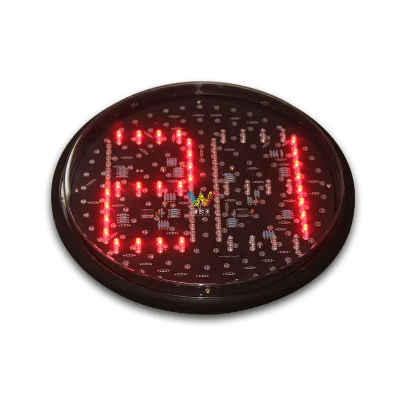 Road Junction 300mm Learning Dual Colors Red Green DC 12V LED Traffic Countdown Timer Module
Road Junction 300mm Learning Dual Colors Red Green DC 12V LED Traffic Countdown Timer Module