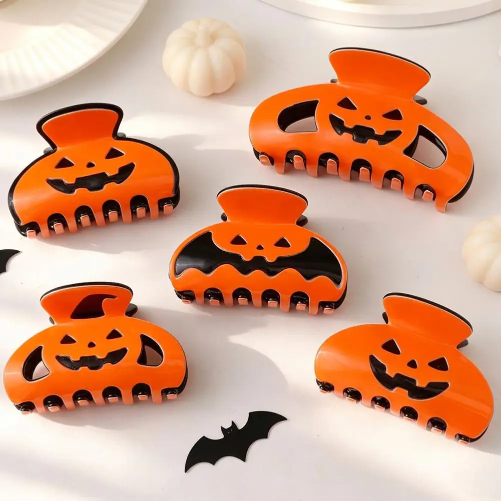 Hair Claw Halloween Hair Claw Clip Hollow Pumpkin Design Accessory Strong Grip Shower Party Hair Clip for Wear Styling Festive
Hair Claw Halloween Hair Claw Clip Hollow Pumpkin Design Accessory Strong Grip Shower Party Hair Clip for Wear Styling Festive