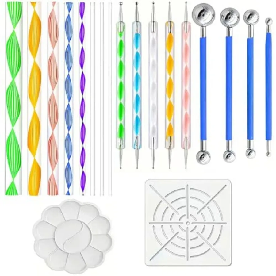 Mandala Dotting Tools t, 9PCS Dot Painting Kit wit Ball Stylus Pens, Acrylic Swirl Dotting Ro, Mandala Stencils and Paint T Na
Mandala Dotting Tools t, 9PCS Dot Painting Kit wit Ball Stylus Pens, Acrylic Swirl Dotting Ro, Mandala Stencils and Paint T Na