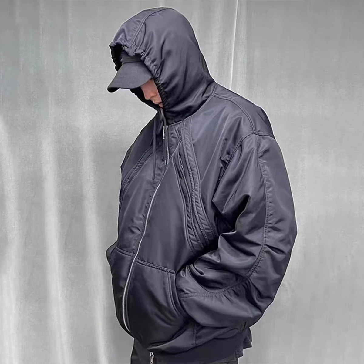 NIGO Men's Spring And Autumn Black Fashion Trend High Street Black Jacket Hooded Zipper Flight Jacket #NGTOP12111
NIGO Men's Spring And Autumn Black Fashion Trend High Street Black Jacket Hooded Zipper Flight Jacket #NGTOP12111