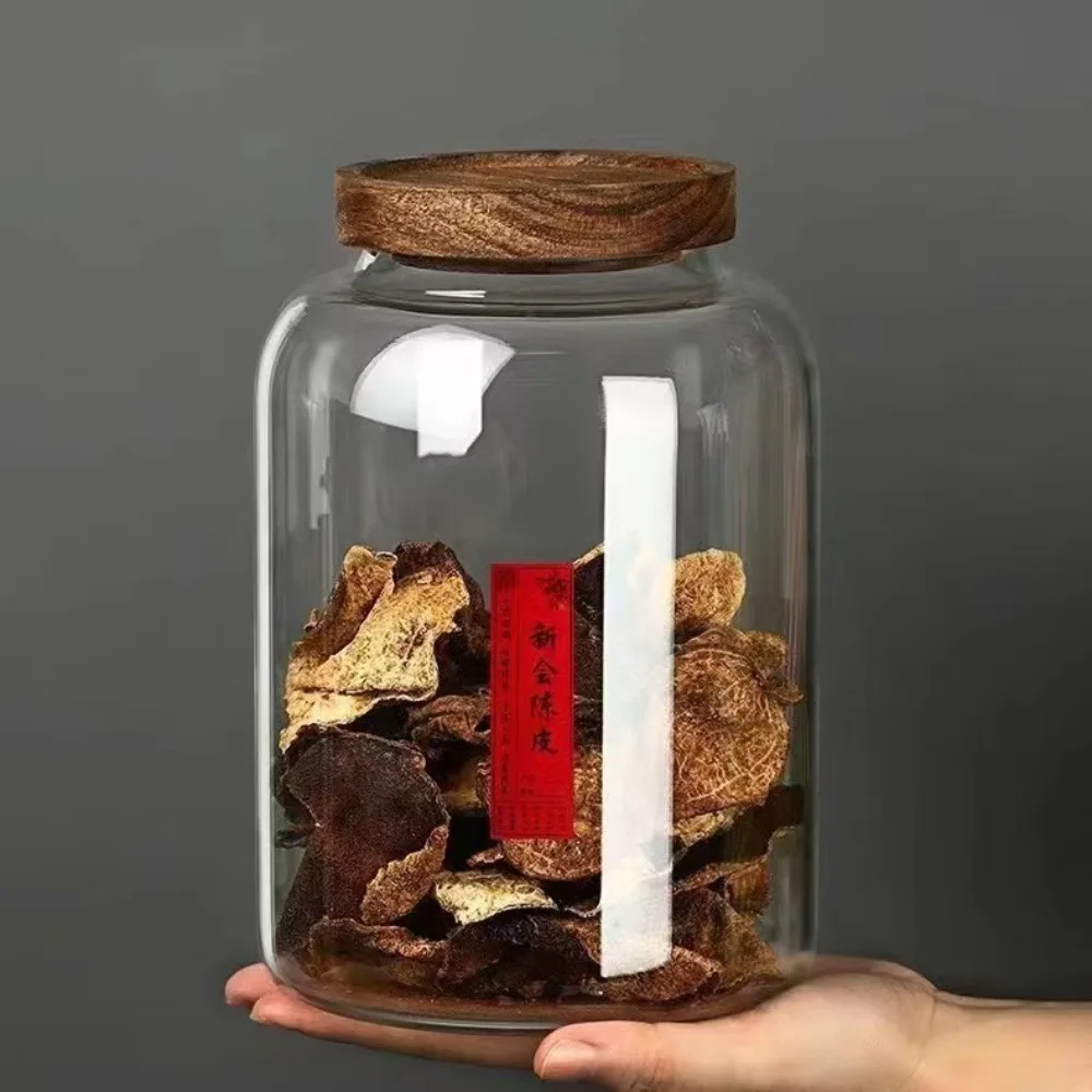 Wooden Lid Glass Sealed Jar Multi-Purpose Multi-size Coffee Bean Storage Tank Large Capacity Airtight Canister
Wooden Lid Glass Sealed Jar Multi-Purpose Multi-size Coffee Bean Storage Tank Large Capacity Airtight Canister