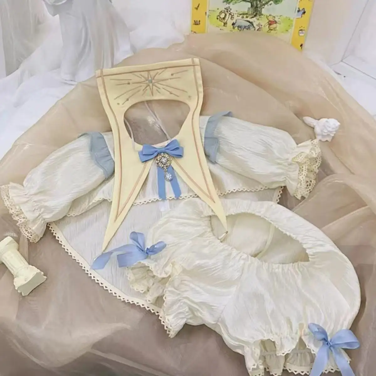 Japanese Alice Princess Clothing Cute White Angel Outfit Costume For 20cm Doll Accessories Doll's Clothes Gift
Japanese Alice Princess Clothing Cute White Angel Outfit Costume For 20cm Doll Accessories Doll's Clothes Gift