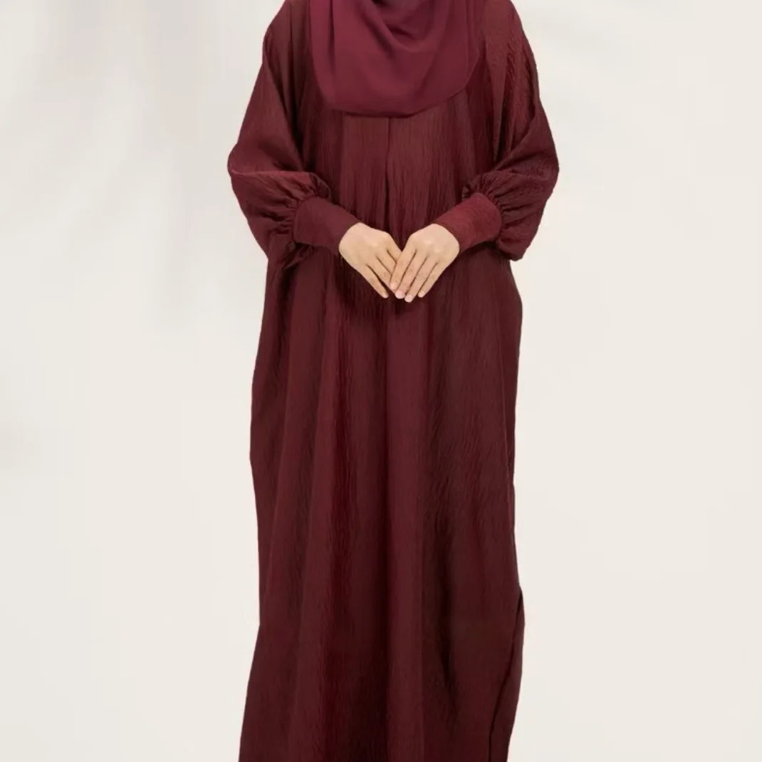 New Islamic Dubai Saudi Arabian Women's Luxury Muslim Moroccan Solid Color Casual Style Loose Large Round Neck Dressneck dr
New Islamic Dubai Saudi Arabian Women's Luxury Muslim Moroccan Solid Color Casual Style Loose Large Round Neck Dressneck dr