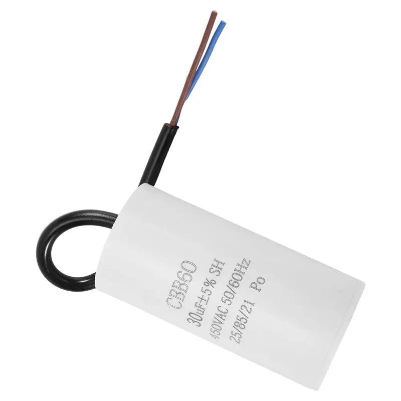 Конденсатор для запуска и работы двигателя A75Q-2-Wired Cord 30Uf 450VAC 50/60Hz CBB60
Конденсатор для запуска и работы двигателя A75Q-2-Wired Cord 30Uf 450VAC 50/60Hz CBB60