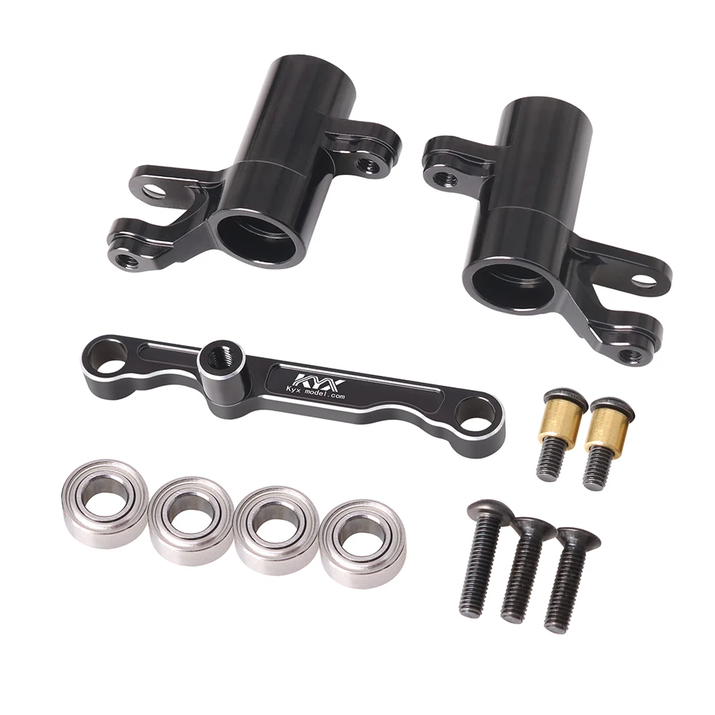 KYX Racing Aluminum Steering Bellcrank Set Link Upgrades Parts Accessories for 1/16 RC Car Traxxas Mini-Maxx
KYX Racing Aluminum Steering Bellcrank Set Link Upgrades Parts Accessories for 1/16 RC Car Traxxas Mini-Maxx