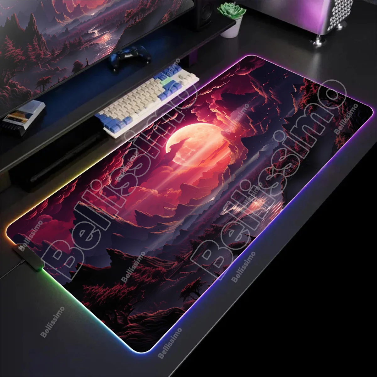 Пейзаж Гора Закат Большой коврик для мыши RGB Игровой коврик для мыши Светодиодный коврик для мыши RGB Коврики для клавиатуры XXL 90x40 см Настольные коврики ПК Deskmat
Пейзаж Гора Закат Большой коврик для мыши RGB Игровой коврик для мыши Светодиодный коврик для мыши RGB Коврики для клавиатуры XXL 90x40 см Настольные коврики ПК Deskmat