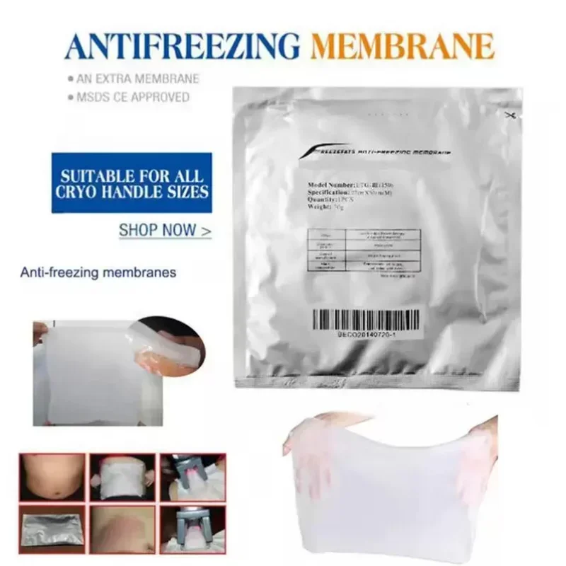 50Pcs Anti-Freezeing Gel Film Pad 2 In 1 Cold Lipolysis Vacuum Therapy Double Chin Body Weight Reduce Machine
50Pcs Anti-Freezeing Gel Film Pad 2 In 1 Cold Lipolysis Vacuum Therapy Double Chin Body Weight Reduce Machine