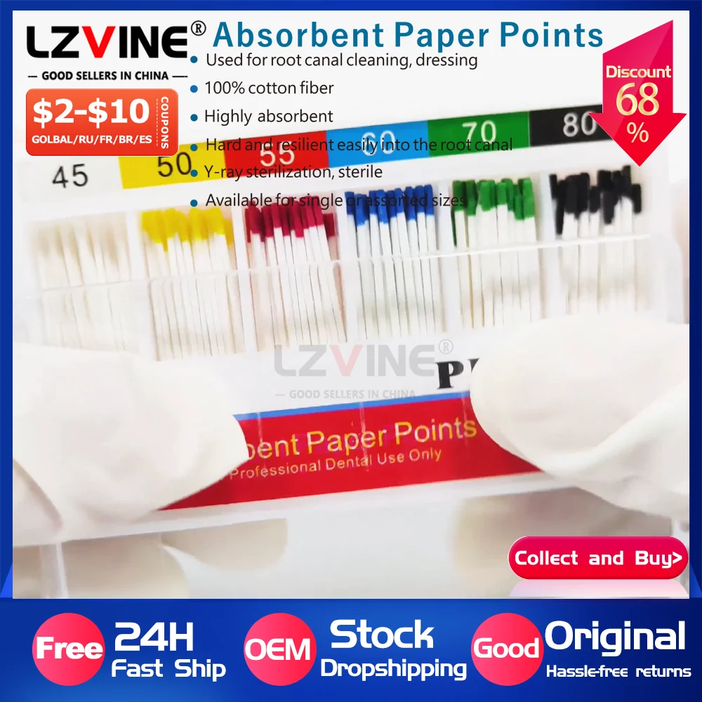 0,02 0,04 0,06 конусные впитывающие бумажные точки, зубной корень, отмена, насадки из хлопкового волокна, продукт для стоматолога, превосходное качество # 15- # 40ф1 ф2
0,02 0,04 0,06 конусные впитывающие бумажные точки, зубной корень, отмена, насадки из хлопкового волокна, продукт для стоматолога, превосходное качество # 15- # 40ф1 ф2