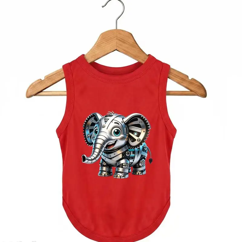 Dog Vest Summer, Metal Elephant Print, Breathable Cool, Pet Clothes
Dog Vest Summer, Metal Elephant Print, Breathable Cool, Pet Clothes