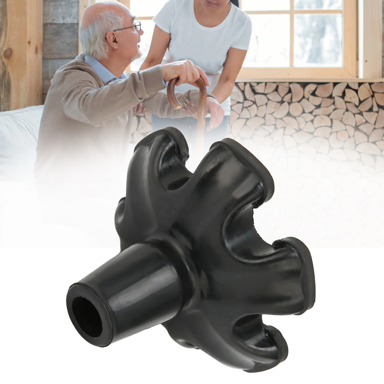 Cane Tips 6 Pillar Design Nonslip Rubber 19mm Crutch Tips with for Walking Stick Shooting Stick
Cane Tips 6 Pillar Design Nonslip Rubber 19mm Crutch Tips with for Walking Stick Shooting Stick