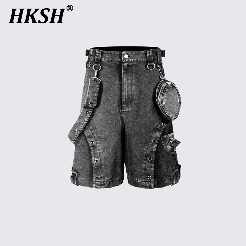 HKSH Summer New Men's Tide High Street Loose Washed Shorts Slim Multi-Pocket Capris Zipper Vintage Casual Denim Pants Ins HK6129
HKSH Summer New Men's Tide High Street Loose Washed Shorts Slim Multi-Pocket Capris Zipper Vintage Casual Denim Pants Ins HK6129
