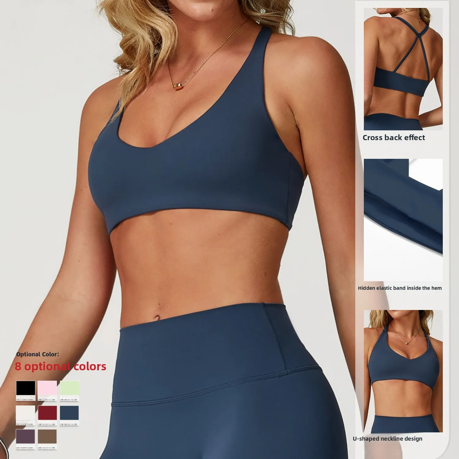 2025 Women's Back Design Yoga Bra Tight Sports Underwear with Workout Vest Style Ultra breathable Shock Absorbing Ideal for Yoga
2025 Women's Back Design Yoga Bra Tight Sports Underwear with Workout Vest Style Ultra breathable Shock Absorbing Ideal for Yoga