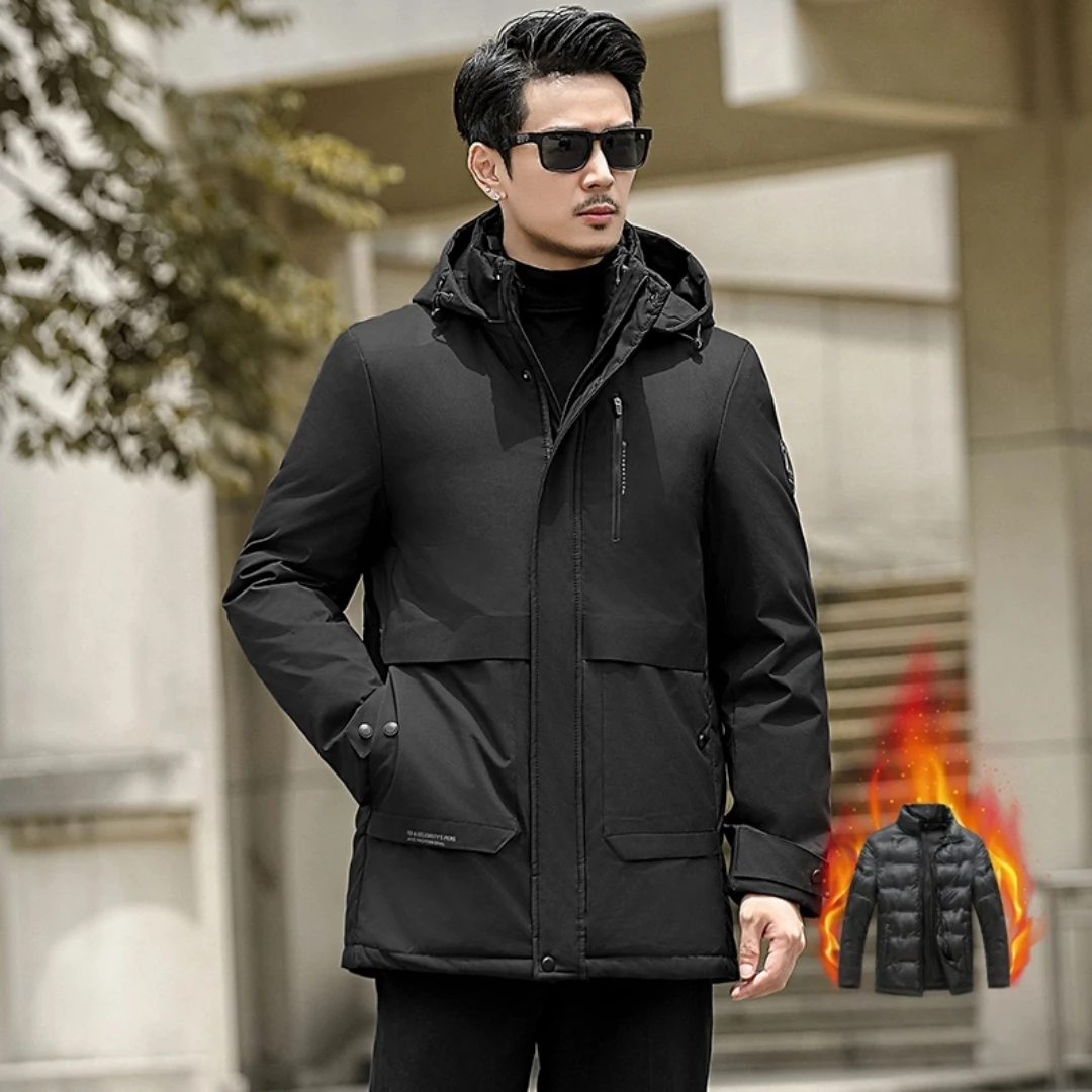 Winter Thick Parkas New jackets men Warm Business Casual Hooded Inner Liner Detachable Middle-aged/Elderly Dad's Cotton Coat
Winter Thick Parkas New jackets men Warm Business Casual Hooded Inner Liner Detachable Middle-aged/Elderly Dad's Cotton Coat