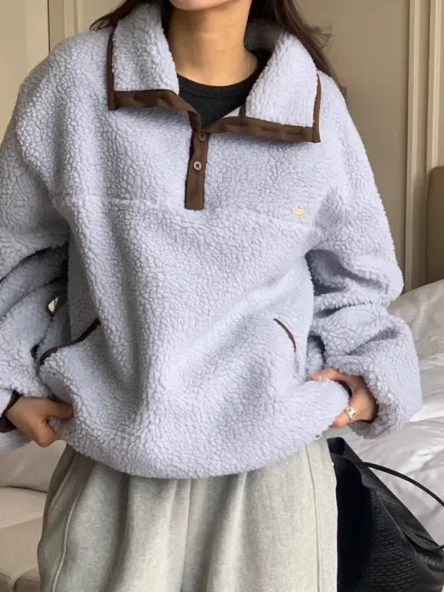 Ele Women's Faux Lamb Fur Hoodie f Collar Autumn Winter Slimming Color Blo Versatile Long Sve Zipper Closure Swea...
Ele Women's Faux Lamb Fur Hoodie f Collar Autumn Winter Slimming Color Blo Versatile Long Sve Zipper Closure Swea...