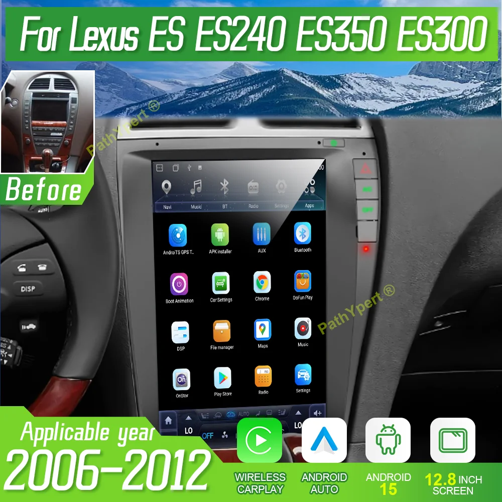 12.8” Intelligent Systems 2din For Lexus ES ES240 ES350 ES300 2006-2012 Multimedia Player Android 15 Car Radio Carplay BT 4G
12.8” Intelligent Systems 2din For Lexus ES ES240 ES350 ES300 2006-2012 Multimedia Player Android 15 Car Radio Carplay BT 4G