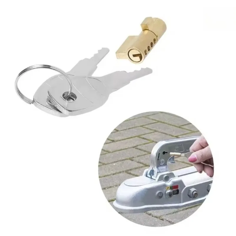 1set Trailer Cover Lock Anti-Theft Trailer Coupling Hitch Lock with 2Keys Insertable Security Caravan Truck Coupling Copper Lock
1set Trailer Cover Lock Anti-Theft Trailer Coupling Hitch Lock with 2Keys Insertable Security Caravan Truck Coupling Copper Lock