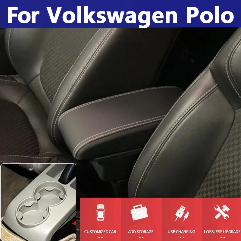 Подлокотник для Volkswagen Polo для VW Polo 9N 3, автомобильный подлокотник 2002-2009, детали для модернизации, ящик для хранения автомобиля, аксессуары для интерьера USB
Подлокотник для Volkswagen Polo для VW Polo 9N 3, автомобильный подлокотник 2002-2009, детали для модернизации, ящик для хранения автомобиля, аксессуары для интерьера USB