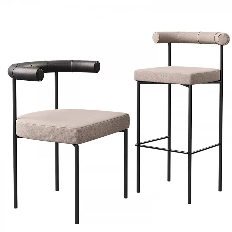 Nordic Modern Bar Stool with Backrest, Industrial Iron High Chair, Minimalist Home Tall Seat, Stylish Counter Pub Chair
Nordic Modern Bar Stool with Backrest, Industrial Iron High Chair, Minimalist Home Tall Seat, Stylish Counter Pub Chair