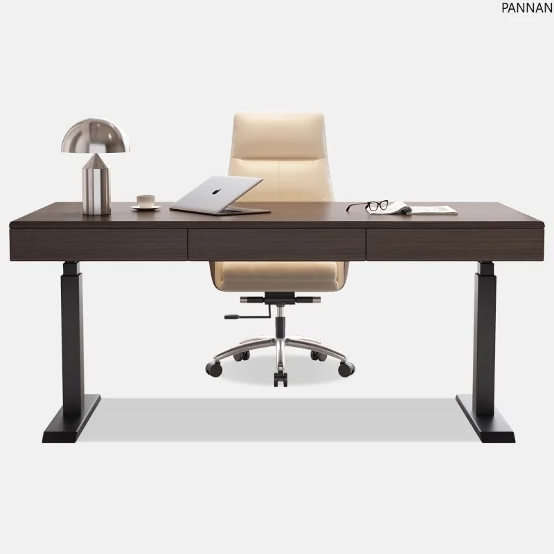 Italian minimalist intelligent electric lift desk double motor study solid wood computer desk
Italian minimalist intelligent electric lift desk double motor study solid wood computer desk