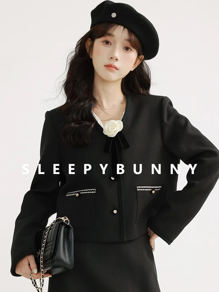 Elegant Chic Two Piece Set Women Black Cropped Blazer Jacket Gold Button High Waist Mini Skirt White Ruffle Blouse Outfit Autumn
Elegant Chic Two Piece Set Women Black Cropped Blazer Jacket Gold Button High Waist Mini Skirt White Ruffle Blouse Outfit Autumn